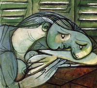 Picasso, Pablo - sleeping woman with shutters